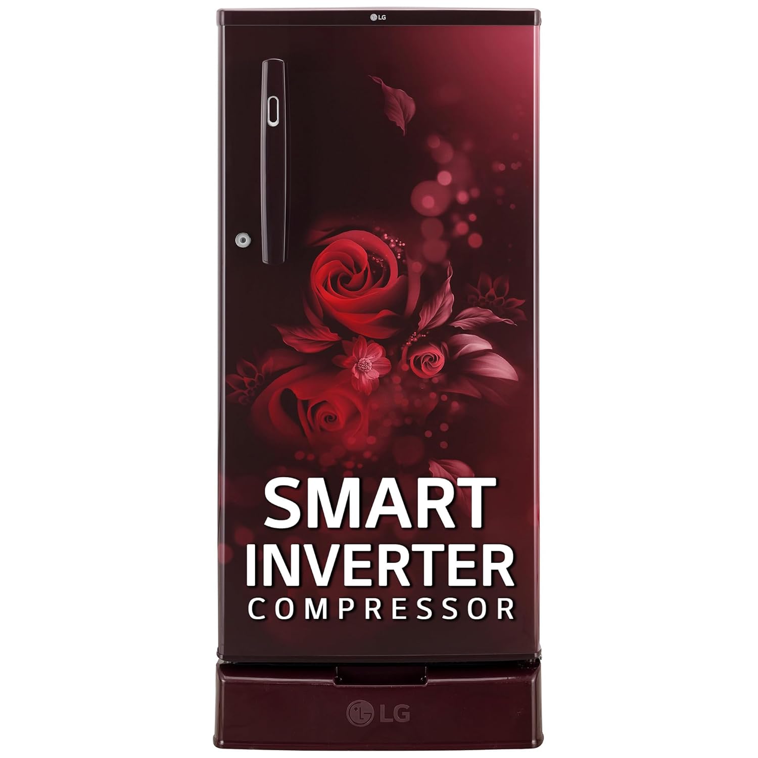 LG 185 L 4 Star Inverter Direct-Cool Single Door Refrigerator (GL-D199OSEY)