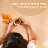 Livpure Smart Jeeva Natural Latex Foam Mattress | Plant Oil Based Foam with Citrus Frangrance | Durable | Ultra Soft | 6 Inch, Single 78x36x6 (inches) with Removable Cotton Cover