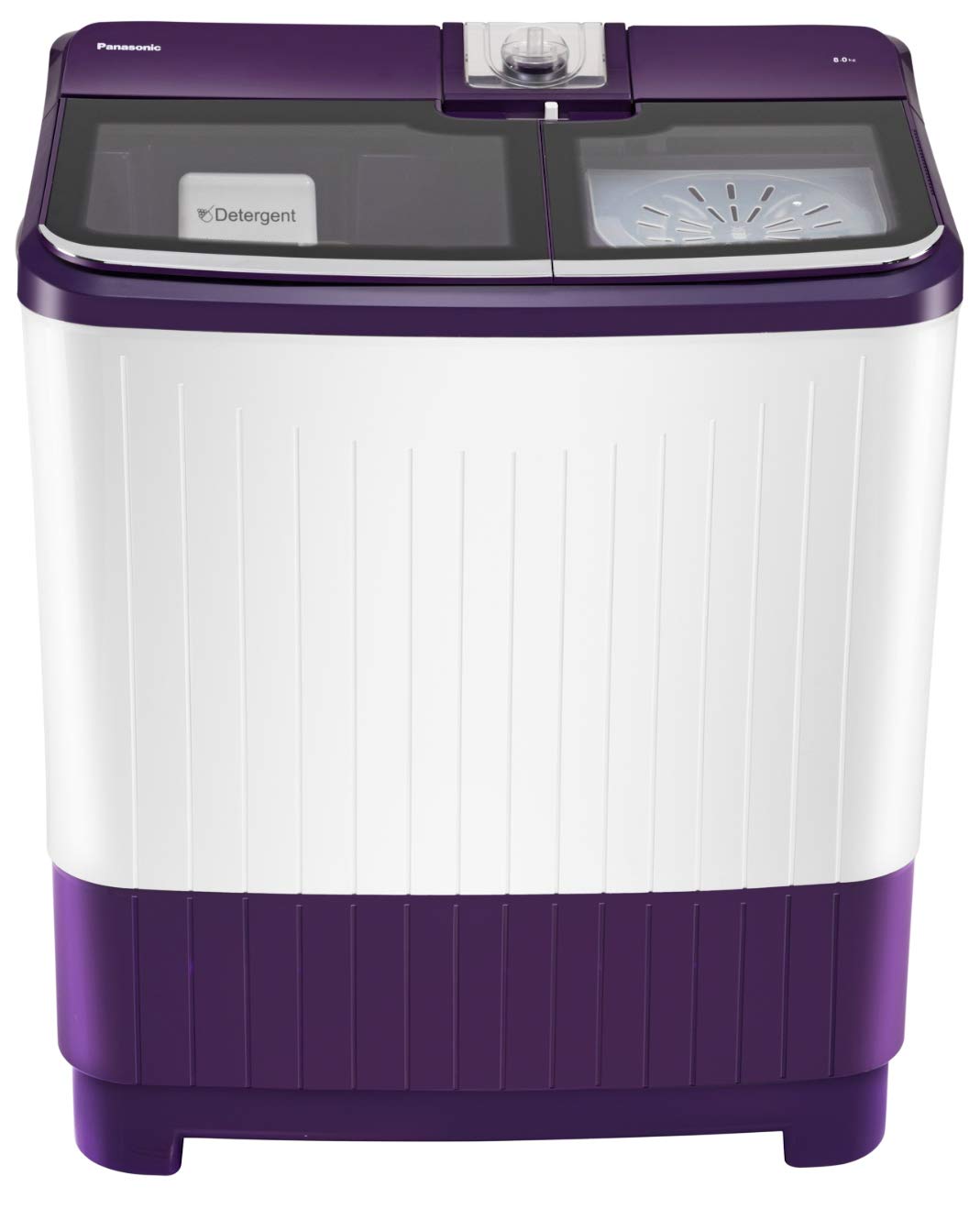 Panasonic 8 kg Semi-Automatic Top Loading Washing Machine (NA-W80G5VRB, Violet)