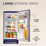 Godrej 183 L 2 Star Direct Cool Single Door Refrigerator (RD R190B THF BR BL, Berry Blue)