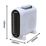 Inalsa Electric Fan Heater Hotty - 2000 Watts Variable Temperature Control Cool/Warm/Hot Air Selector | Over Heat Protection | ISI Certification, White