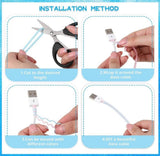 Reconnect USB cable/Earphone Case