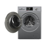IFB 8 Kg 5 Star Front Load Washing Machine 2X Power Steam (SENATOR MSN 8012K, 1200 RPM, 2024 Model, Metallic Silver, Touch Control + Knob In-built Heater)