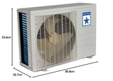Blue Star 1.5 Ton 2 Star Fixed Speed Split AC ( FB218DNU, White)