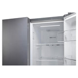 LG 650 L, 3 Star, S Frost Free Double Door Side by Side Refrigerator (GL-B257HDS3, Dazzle Steel, Express Freeze)