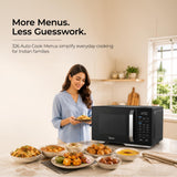 Midea 28 L Convection Microwave oven with Air Fry & Grill (MMOP03XA-ECSEBK) | 326 Auto cook menu | 900W | Child Lock