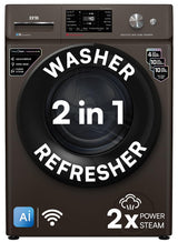 IFB 9 Kg 5 Star, DeepClean® Technology, AI Powered, WiFi, Fully Automatic Front Load Washing Machine (EXECUTIVE MXN 9014K CMS, PowerSteam®, 9 Swirl, Steam Refresh, Inbuilt Heater, Eco Inverter, Mocha)