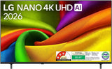 LG 164 cm (65 inch) Ultra HD (4K) NanoCell Smart WebOS TV 2026 Edition with NANO 4K AI UHD TV 65NU885BPLA with α7 AI Processor 4K Gen9, with HDR10 Pro 2026 (65NU885BPLA)