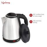 Lifelong LLEK15 Electric Kettle 1.5L with Stainless Steel Body, Easy and Fast Boiling of Water for Instant Noodles, Soup, Tea etc. ,(Silver)