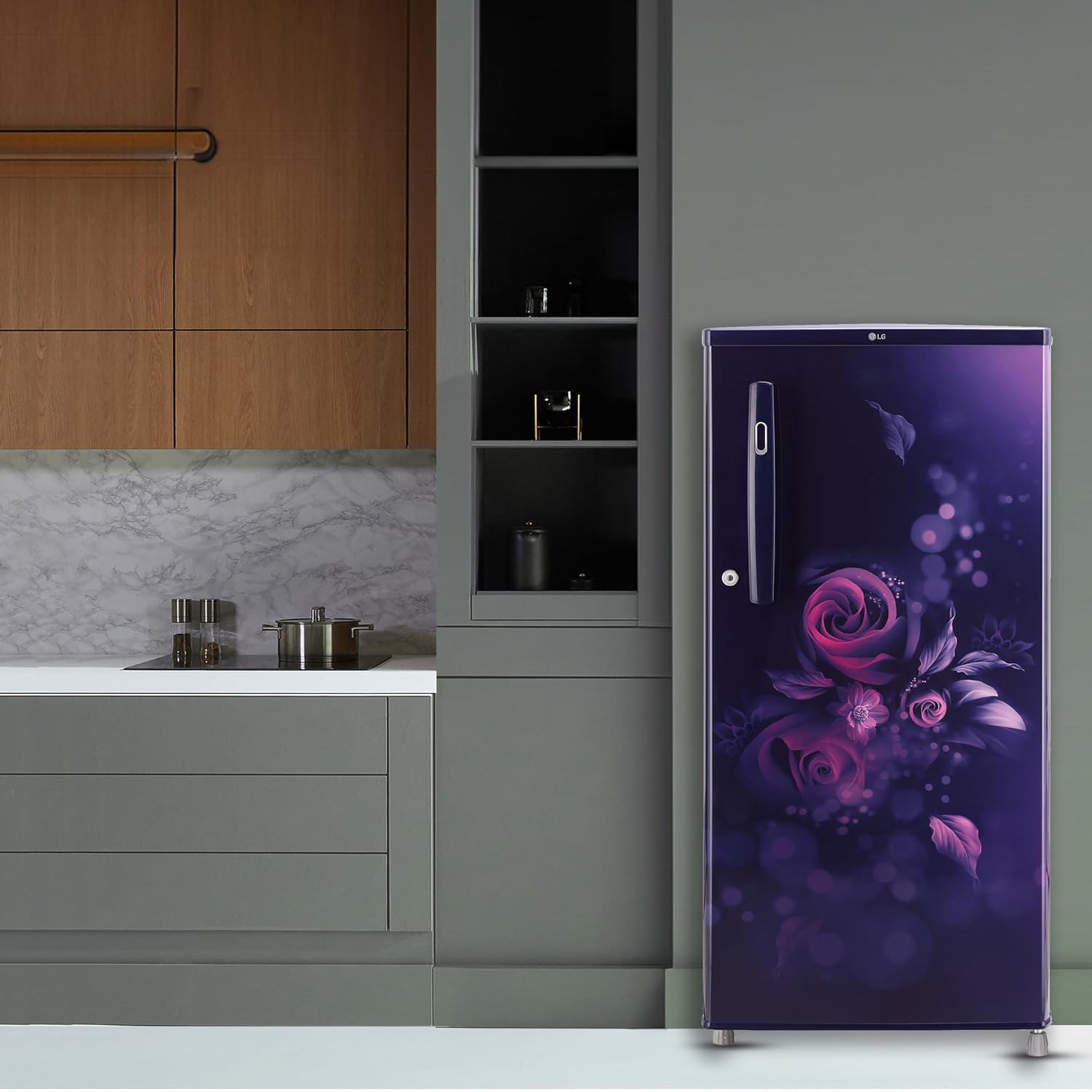 LG 185 L, 4 Star, Smart Inverter, Direct-Cool Single Door Refrigerator (GL-B199OBEY)