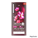 Acer 190L 2 Star Direct-Cool Single Door Refrigerator (AiSense, AR190AD2FWTD, WINE FLOWER TIANA)