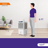 Livpure Zencool Personal Air Cooler- 45L with High Air Delivery, Motor with Thermal Overload Protection, Anti-Bacterial Honeycomb Pads | Inverter Compatibility| 2 year Motor Warranty by Livpure