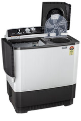 LG 9.5 kg 5 Star Wind jet dry Semi-Automatic Top Load Washing Machine (P955ASGAZ, Dark Gray, Roller Jet Pulsator)