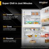 Whirlpool 300 L Frost Free Triple-Door Refrigerator | Zeolite Technology | Microblock Technology [FP 353D PROTTON ROY ALPHA STEEL (N)
