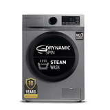 Panasonic 7 kg 5 Star Inverter Fully Automatic Front Loading Washing Machine with Built-In Heater (NA-147MH2L01, Dark Silver)