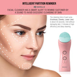 Havells SC5070 Facial Cleansing Brush with 3 Heads for Exfoliation, Cleaning and Brightening Iontophoresis, Smart Alert to Assist Usage, Rechargeable (Pink)