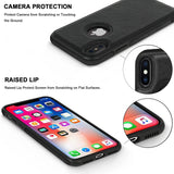 Apple iPhone X / XS Leather Case - Black