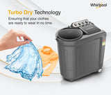 Whirlpool 8.5 kg 5 Star Semi-Automatic Top Loading Washing Machine (MAGIC CLEAN 8.5 GREY DAZZLE,2x Drying Power)