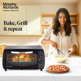 Morphy Richards 10BL Otg Oven For Kitchen, Cooking Range With Oven And Grill For Baking, Tandoor, Manual, 800 Watts, 10L
