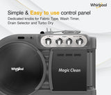 Whirlpool 8.5 kg 5 Star Semi-Automatic Top Loading Washing Machine (MAGIC CLEAN 8.5 GREY DAZZLE,2x Drying Power)