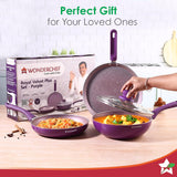Wonderchef Royal Velvet Non-stick Cookware Set