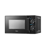 Midea 20L Solo Microwave Oven (MMO20CXAMMPEBK, Black, 5 power levels & Defrost function)