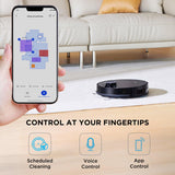 Midea M7 Evo Robotic Vacuum Cleaner | 8000Pa Suction| BLDC Motor | Wet & Dry| 5200 mAH |30 Set of sensors | WiFi & Alexa Control