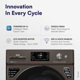 IFB 9 Kg 5 Star, DeepClean® Technology, AI Powered, WiFi, Fully Automatic Front Load Washing Machine (EXECUTIVE MXN 9014K CMS, PowerSteam®, 9 Swirl, Steam Refresh, Inbuilt Heater, Eco Inverter, Mocha)