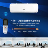 Voltas 1 ton 3 Star Inverter Split AC (Copper, 4-in-1 Adjustable Mode, Anti-dust Filter, 123V CAE, White)