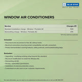 Blue Star 2 Ton 3 Star Inverter Window AC ( WID324L, White)