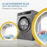 Bosch 10.5/6 KG Inverter Fully Automatic Front Load Washer Dryer (2023 Model, WNA2E4U1IN, 1400 RPM, 14 Wash Programs, LED touch display, Wash & Dry in 60 Mins, Cast Iron Grey)