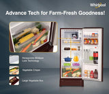 Whirlpool 184 L 5 Star Direct-Cool Single Door Refrigerator (205 WDE ROY 5S Inv SAPPHIRE SPRING-Z)