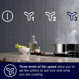 Electrolux 90cm T-Box Chimney for up to 210 sqft Kitchen, UltimateTaste 500, Black, ECT9623B