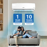 Voltas 185V Vectra Elegant 1.5 Ton 5 Star Inverter Split AC |4-in-1 Adjustable mode| Energy Efficient| Anti dust filter with Anti-Microbial coating | Copper Coil| Sleep Mode | Memory Restart| White