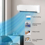 Voltas 185V Vectra Elegant 1.5 Ton 5 Star Inverter Split AC |4-in-1 Adjustable mode| Energy Efficient| Anti dust filter with Anti-Microbial coating | Copper Coil| Sleep Mode | Memory Restart| White