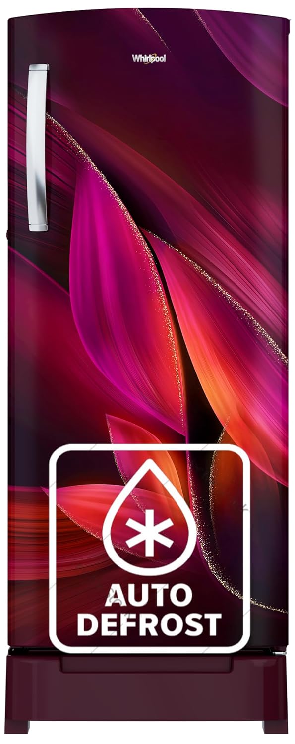 Whirlpool 236 L 4 Star Frost Free Inverter Direct-Cool Single Door Refrigerator (Auto-Defrost, Intellisense Inverter, 260 IMPRO PLUS ROY 4S WINE Breeze-Z, 2024 Model)