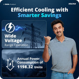 Voltas 1.5 ton 2 Star Fixed Speed Window AC (2026 Model,Copper, Anti Dust Filter, 2-way Swing, Memory Restart, Sleep Mode (182FS PRISM, White)
