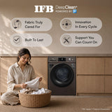 IFB 9 Kg 5 Star, DeepClean® Technology, AI Powered, WiFi, Fully Automatic Front Load Washing Machine (EXECUTIVE MXN 9014K CMS, PowerSteam®, 9 Swirl, Steam Refresh, Inbuilt Heater, Eco Inverter, Mocha)