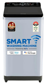 Panasonic 8 Kg Wifi Built-In Heater Fully-Automatic Top Loading Smart Washing Machine (NA-F80V10CRB, Silver)