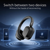 PHILIPS TAH6550 Bluetooth Wireless Over-Ear Headphones with 3 Mics, 60 Hours Battery Life, 40mm Drivers, Bluetooth 5.3,