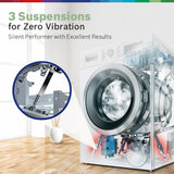 Bosch 10 kg, 5-Star, AI Active Water+, Anti Stain, Iron Steam Assist, Anti Tangle, Fully-Automatic Front Loading Washing Machine (WGA254ZJIN, Reload Function, In-Built Heater, Autumn Green)