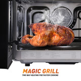 Panasonic 27L Convection Microwave Oven(NN-CT645BFDG,,Black Mirror, 360° Heat Wrap, Magic Grill)