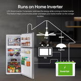 LG 240 L 3 Star Frost-Free Smart Inverter Double Door Refrigerator (GL-S292RDSX, Dazzle Steel, Convertible & Multi Air Flow Cooling)