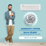 Blue Star 1.5 Ton 3 Star Wi-Fi Inverter Smart Split AC ( IC318VNUS, White)