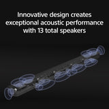 Sony Bravia Theatre Bar 9 (HT-A9000) with 360 Spatial Sound Mapping,IMAX,Dolby Atmos/DTSx Premium Soundbar Home Theatre System for TV(Hi Res,360 RA,Voice Zoom3,8K/4K HDR,HDMI eArc,Bluetooth),Black