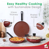 Wonderchef Tivoli 4 Pcs Cookware Set Red