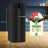 Whirlpool 327 L 3 Star IntelliFresh Inverter Frost Free Double Door Refrigerator (IF INV ELT DF375 OMEGA BLACK(3S)-TL, Black, 2023 Model)