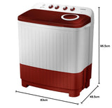 Samsung 7 kg, 5 Star, Semi-Automatic Top Load Washing Machine (WT70C3000RR/TL, Air Turbo Drying)