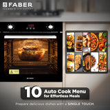 Faber 80 L Convection Microwave Oven (FBIO 80L 10F GLM, Black) (Touched Up)