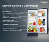 Whirlpool 192 L 4 Star Icemagic Powercool Direct-Cool Single Door Refrigerator with Base Drawer (215 IMPC ROY 4S SAPPHIRE MULIA-Z)